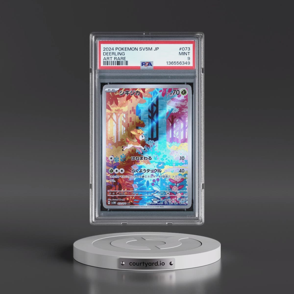 2024 Pokémon Sv5m-Cyber Judge #073 Deerling - Art Rare (PSA 9 MINT)
