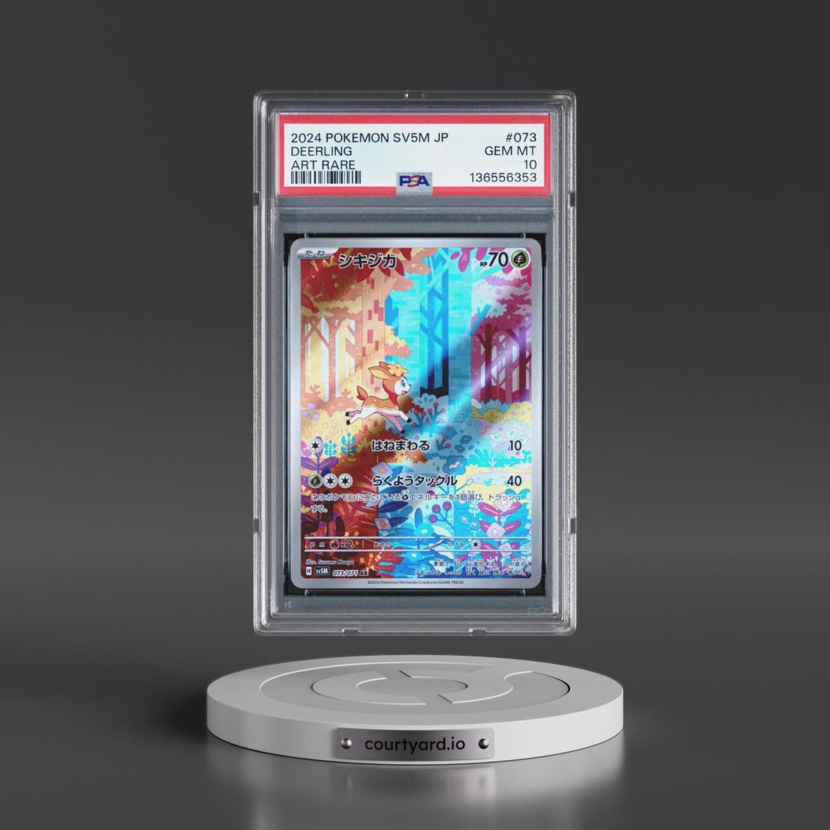 2024 Pokémon Sv5m-Cyber Judge #073 Deerling - Art Rare (PSA 10 GEM MINT)