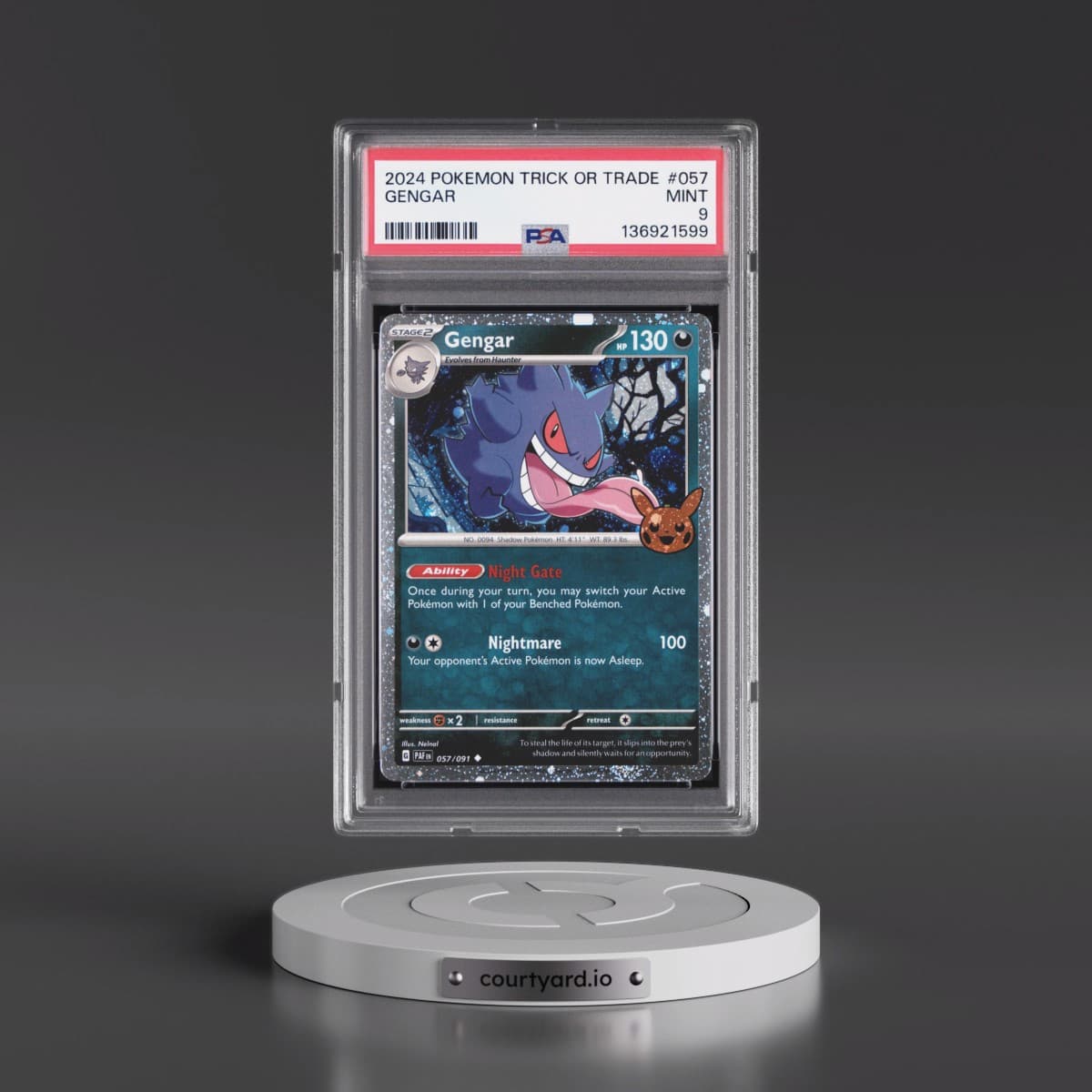 2024 Pokémon Trick or Trade #057 Gengar (PSA 9 MINT)