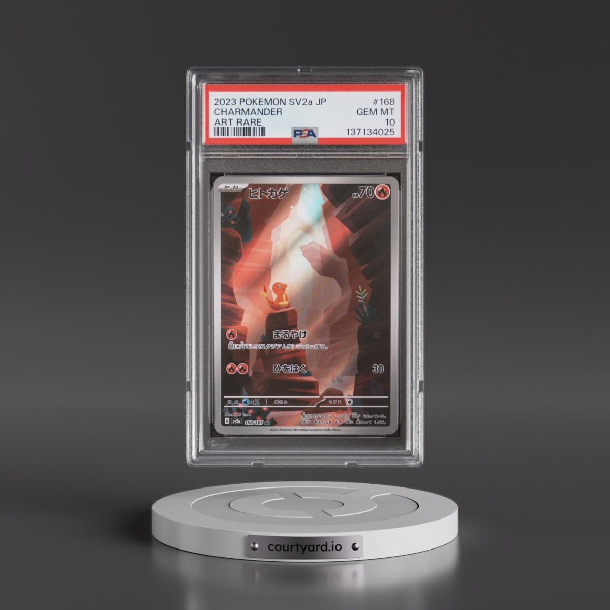 2023 Pokémon Sv2a-Pokémon 151 #168 Charmander - Art Rare (PSA 10 GEM MINT)