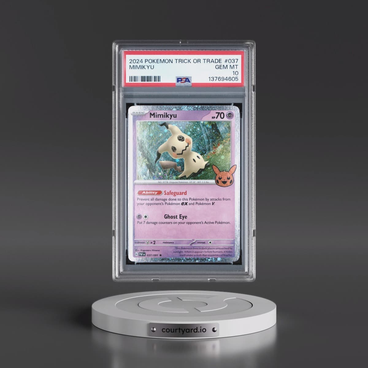 2024 Pokémon Trick or Trade #037 Mimikyu (PSA 10 GEM MINT)
