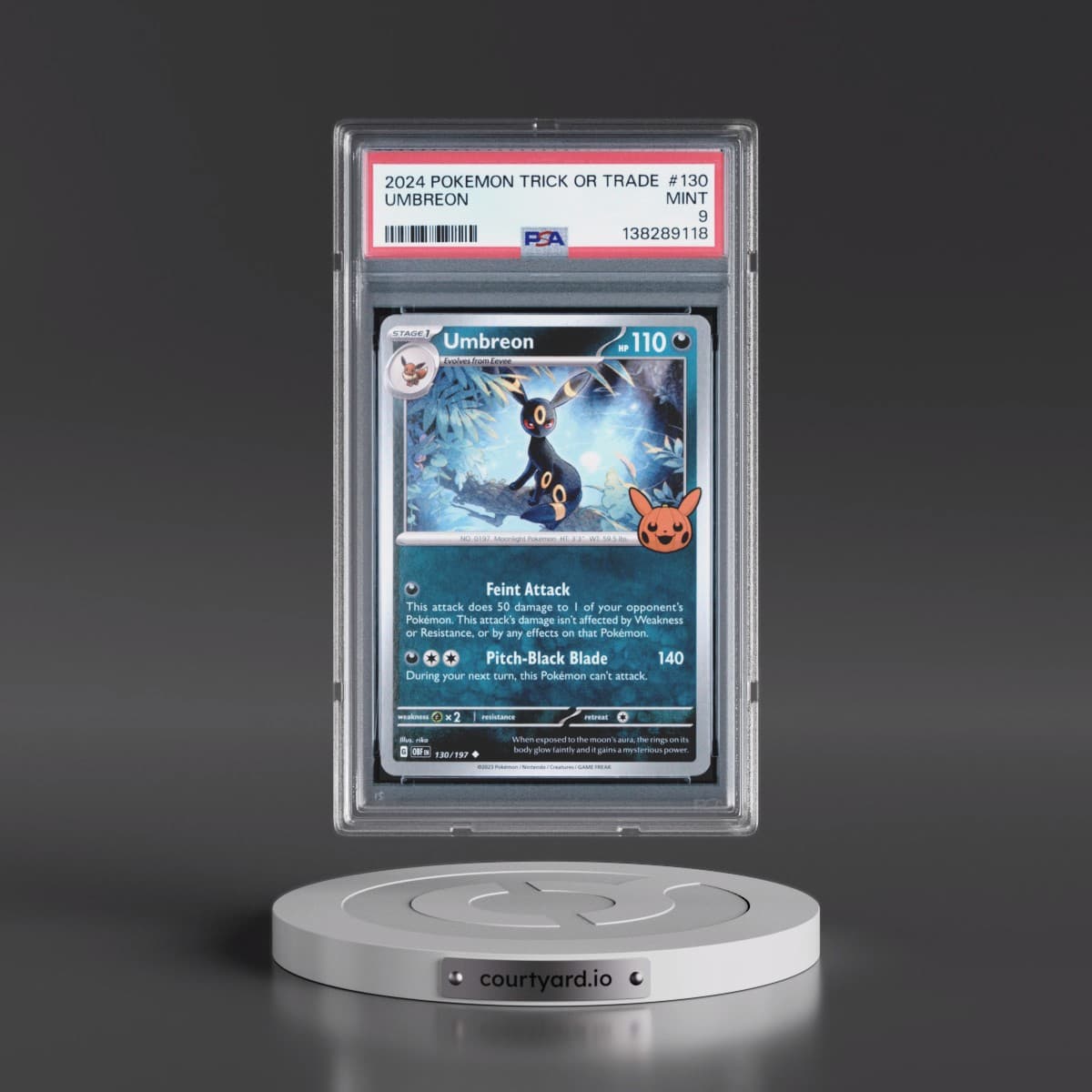2024 Pokémon Trick or Trade #130 Umbreon (PSA 9 MINT)