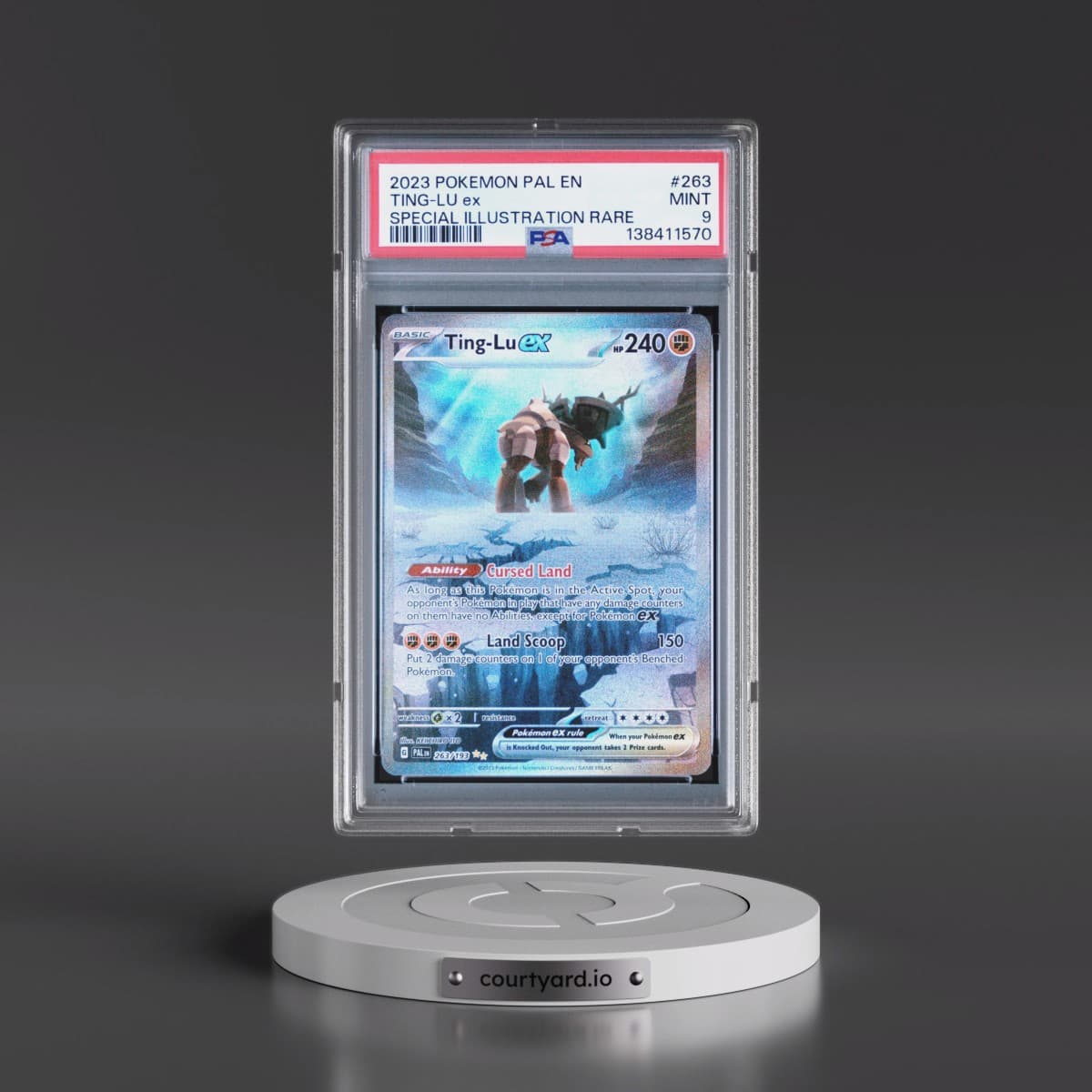 2023 Pokémon Pal EN-Paldea Evolved #263 Ting-LU EX - Holo Special Illustration Rare (PSA 9 MINT)