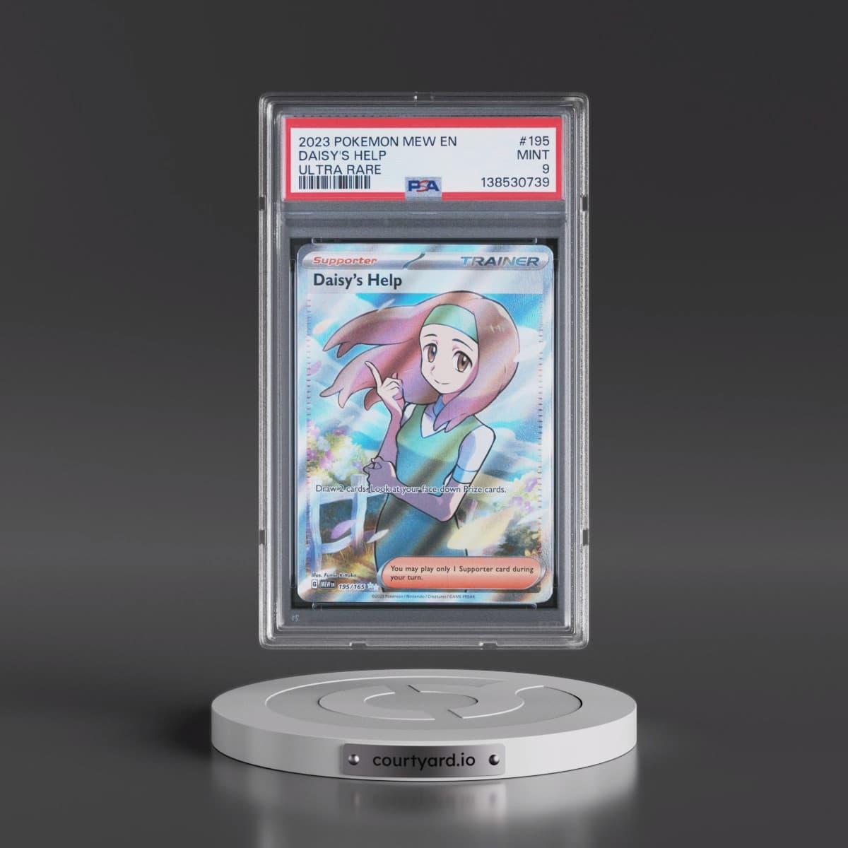 2023 Pokémon Mew EN-151 #195 Daisy's Help - Ultra Rare (PSA 9 MINT)
