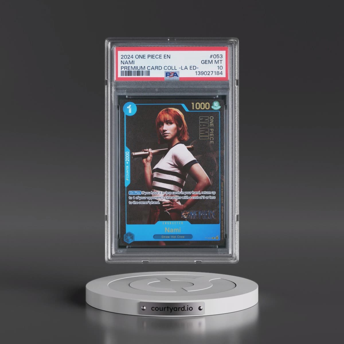 2024 One Piece Premium Card Collection -Live Action Edition #053 Nami (PSA 10 GEM MINT)