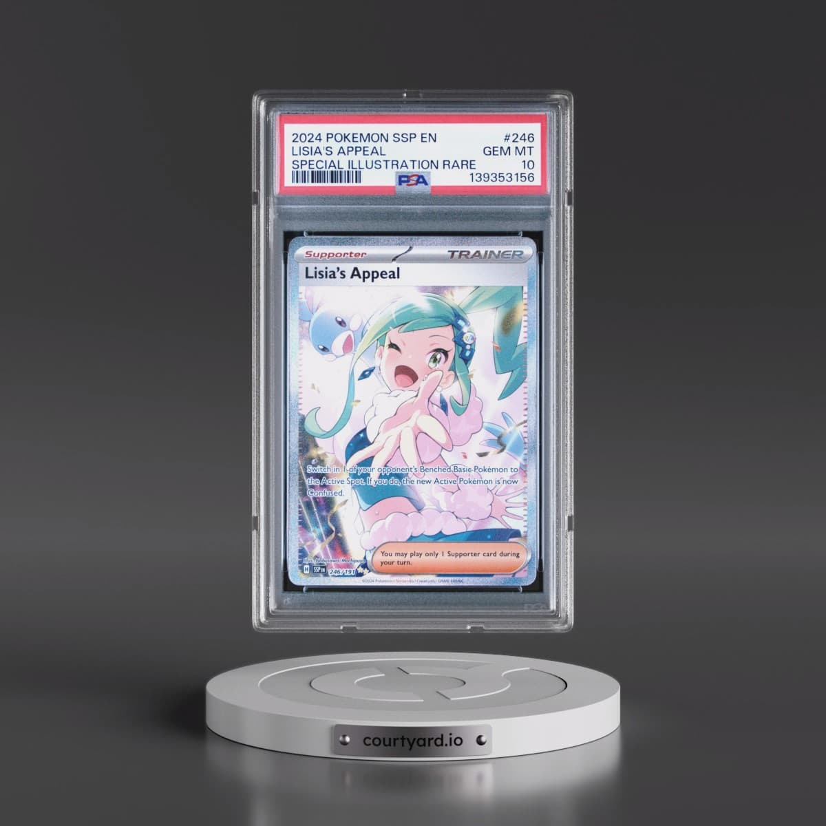 2024 Pokémon Ssp EN-Surging Sparks #246 Lisia's Appeal - Special Illustration Rare (PSA 10 GEM MINT)