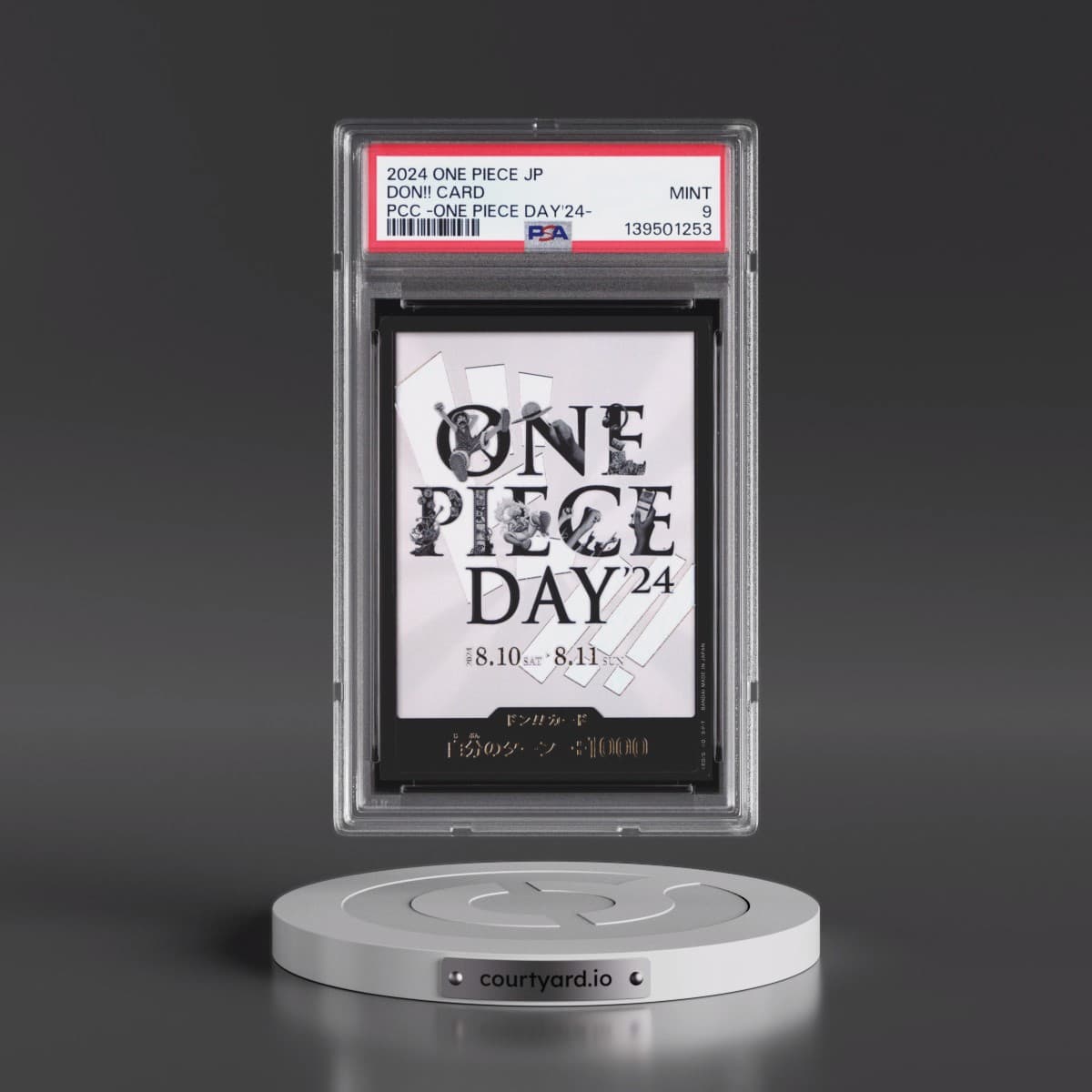 2024 One Piece Japanese Premium Card Collection -One Piece Day'24 Don!! Card (PSA 9 MINT)