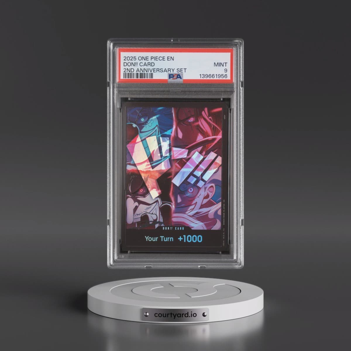 2025 One Piece English Version 2nd Anniversary Set Don!! Card (PSA 9 MINT)