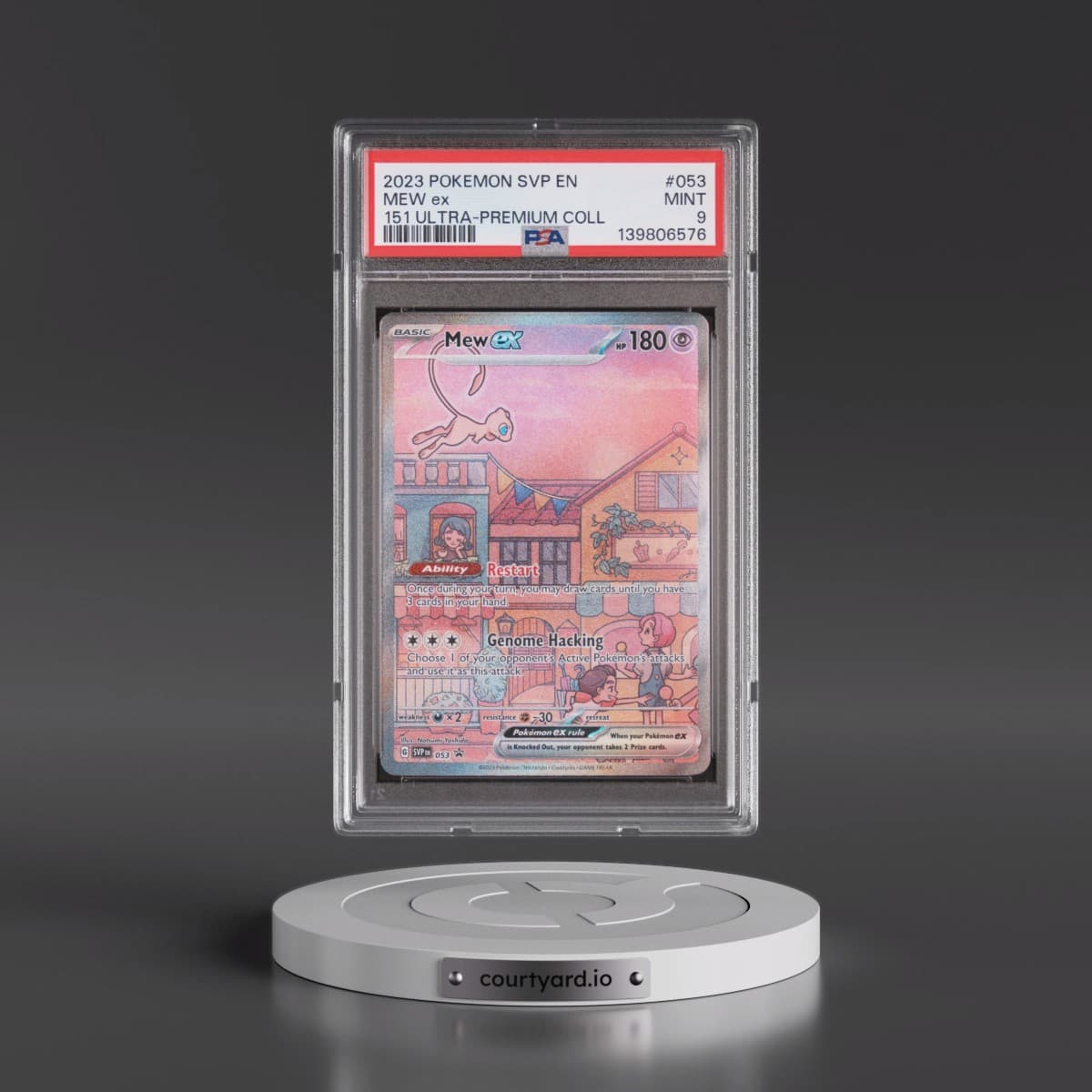 2023 Pokémon Svp EN-SV Black Star Promo #053 Mew EX - Holo 151 Ultra-Premium Collection (PSA 9 MINT)