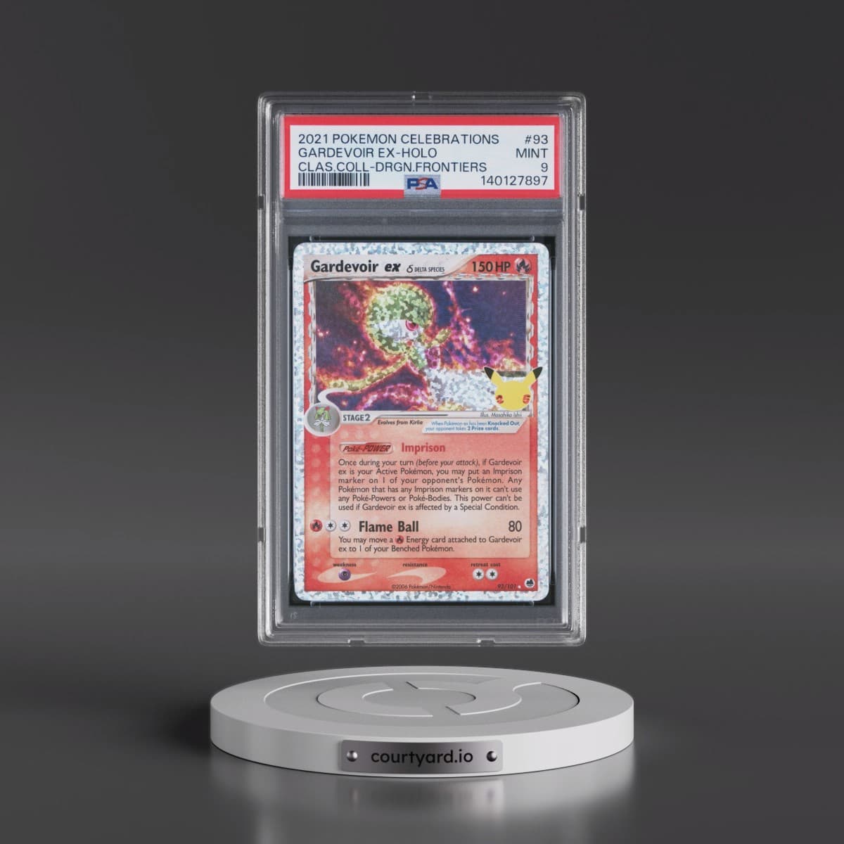 2021 Pokémon Celebrations Classic Collection #93 Gardevoir EX - Holo Holo (PSA 9 MINT)