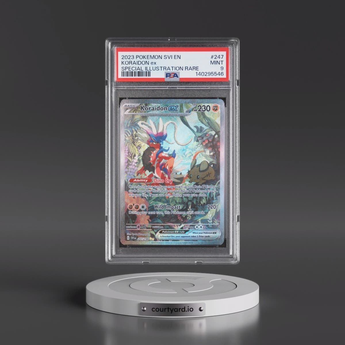 2023 Pokémon Svi EN-Scarlet & Violet #247 Koraidon EX - Holo Special Illustration Rare (PSA 9 MINT)