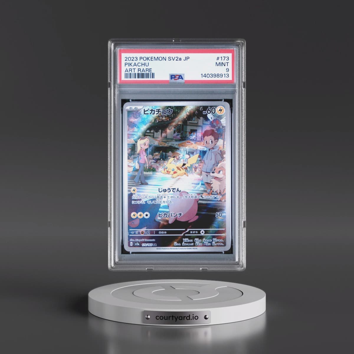 2023 Pokémon Sv2a-Pokémon 151 #173 Pikachu - Art Rare (PSA 9 MINT)