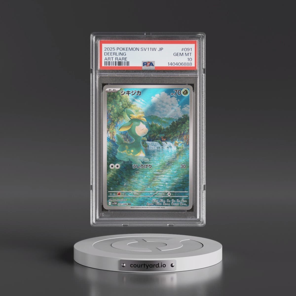 2025 Pokémon Sv11w-White Flare #091 Deerling - Art Rare (PSA 10 GEM MINT)