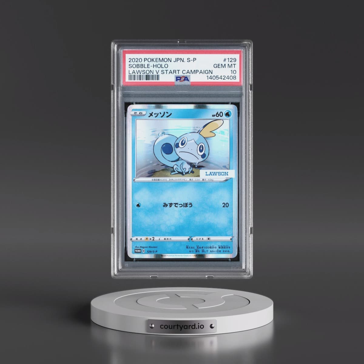 2020 Pokémon S Promo #129 Sobble - Holo Lawson V Start Campaign (PSA 10 GEM MINT)