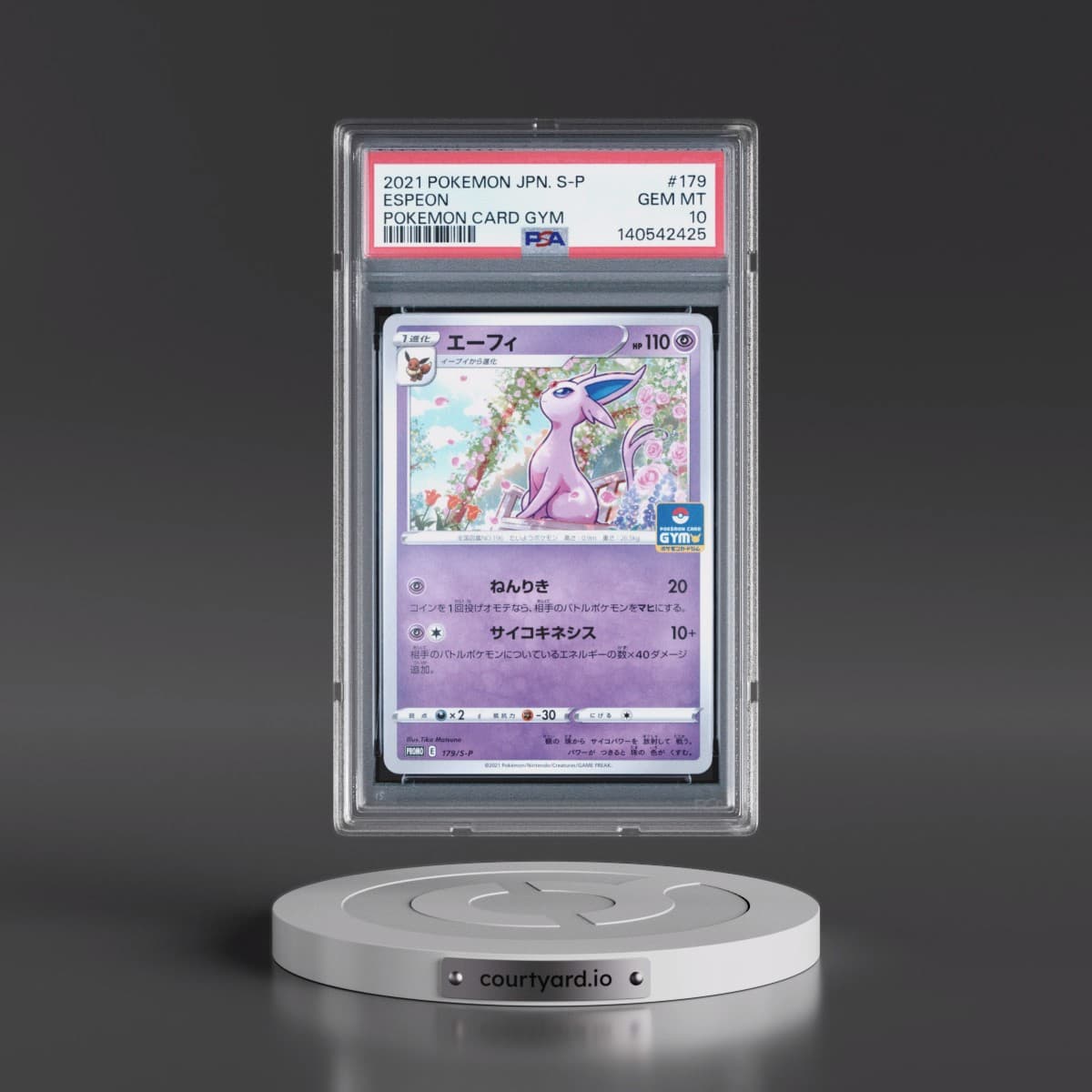 2021 Pokémon S Promo #179 Espeon - Pokemon Card Gym (PSA 10 GEM MINT)