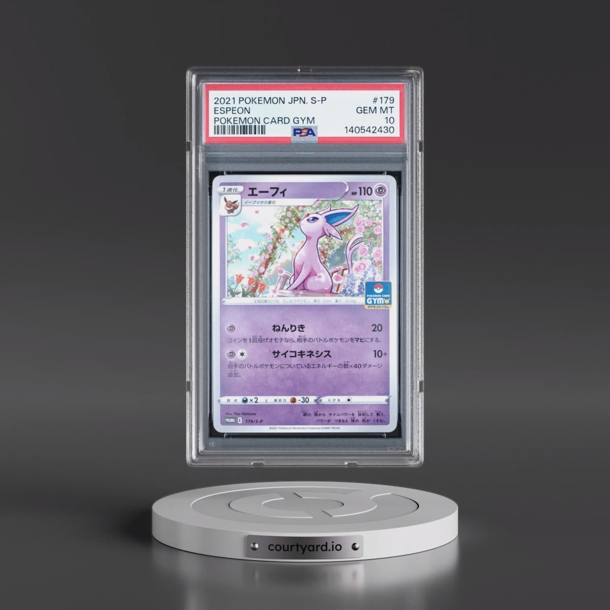 2021 Pokémon S Promo #179 Espeon - Pokemon Card Gym (PSA 10 GEM MINT)