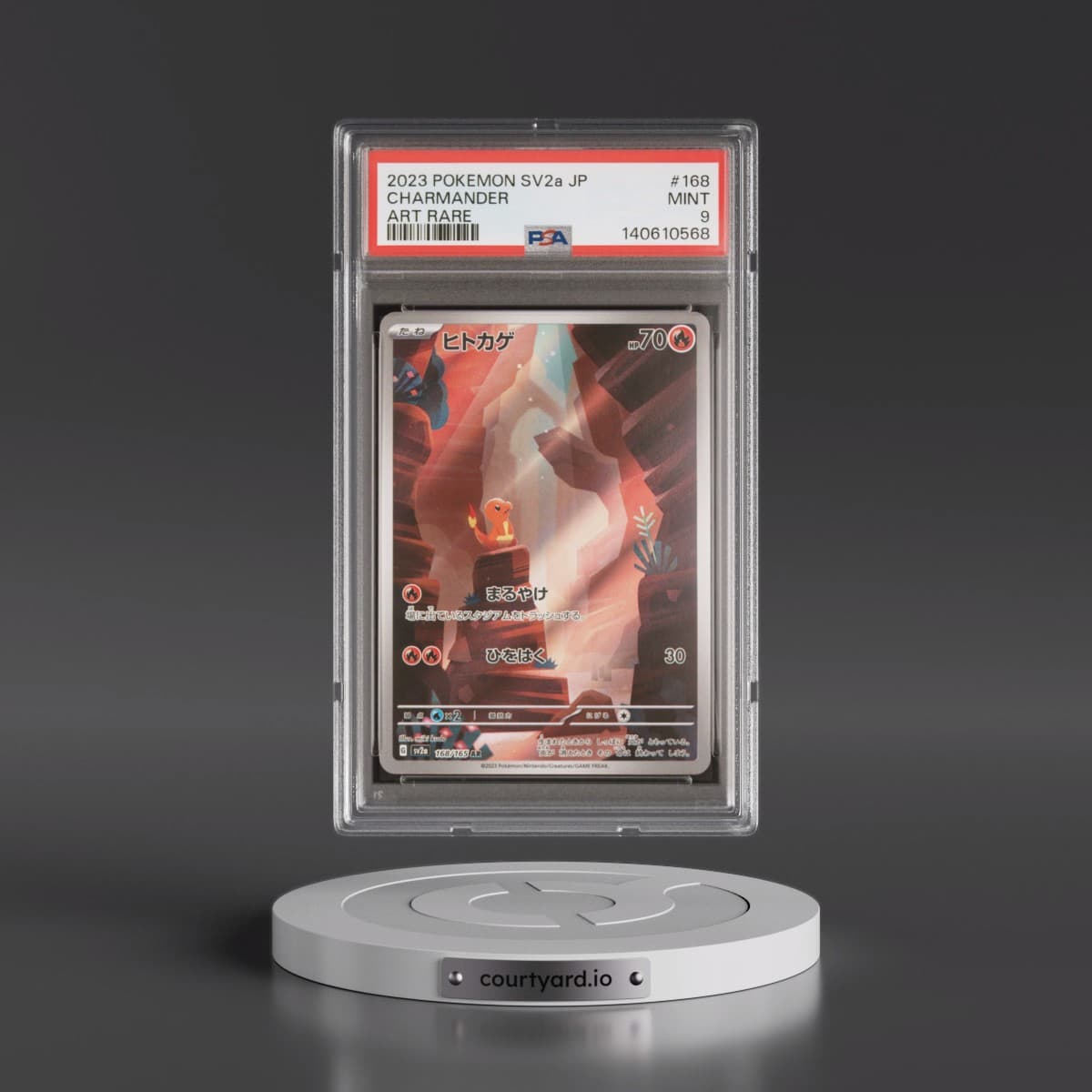 2023 Pokémon Sv2a-Pokémon 151 #168 Charmander - Art Rare (PSA 9 MINT)