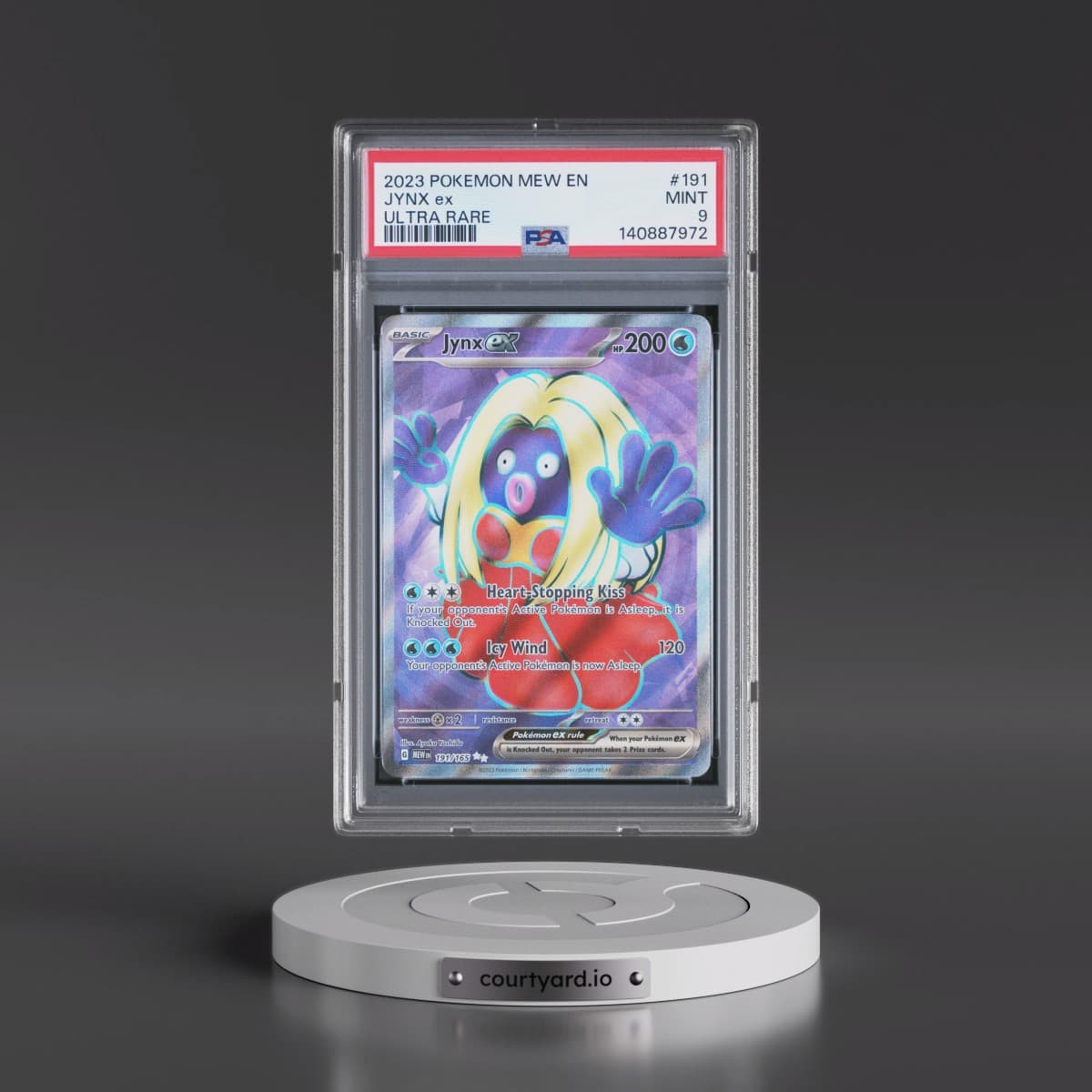 2023 Pokémon Mew EN-151 #191 Jynx EX - Holo Ultra Rare (PSA 9 MINT)