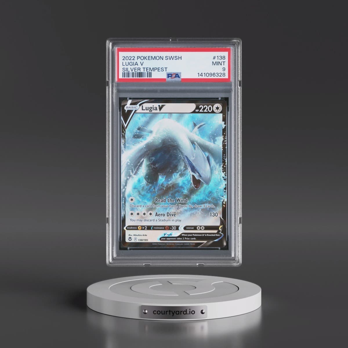 2022 Pokémon Sword & Shield Silver Tempest #138 Lugia V - Holo (PSA 9 MINT)