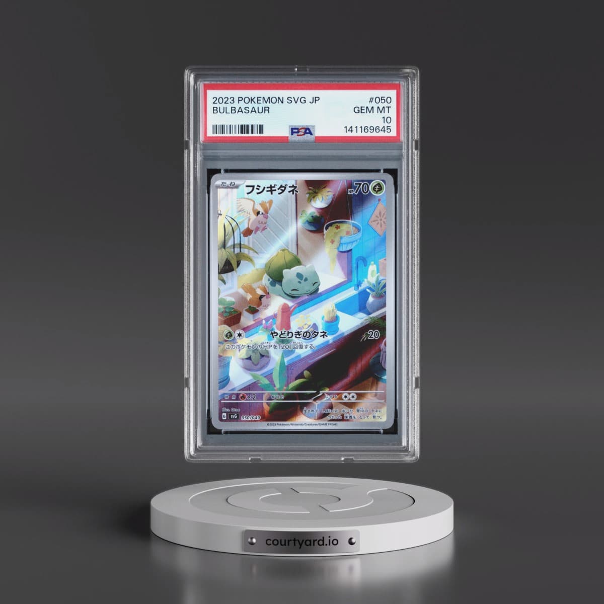 2023 Pokémon Svg-Venusaur & Charizard & Blastoise Special Deck Set EX #050 Bulbasaur (PSA 10 GEM MINT)
