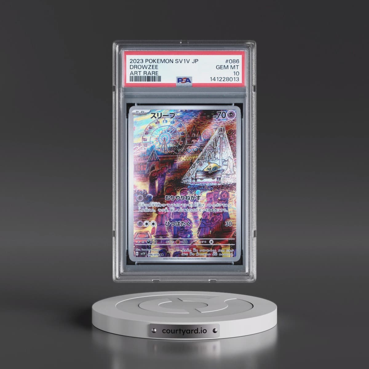 2023 Pokémon Sv1v-Violet EX #086 Drowzee - Art Rare (PSA 10 GEM MINT)