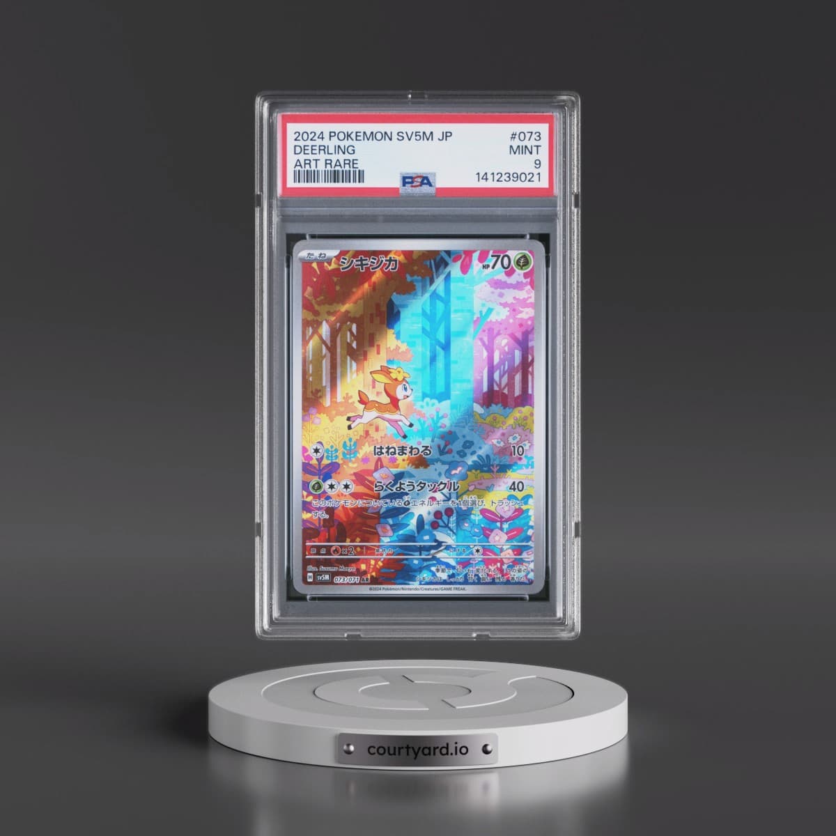 2024 Pokémon Sv5m-Cyber Judge #073 Deerling - Art Rare (PSA 9 MINT)