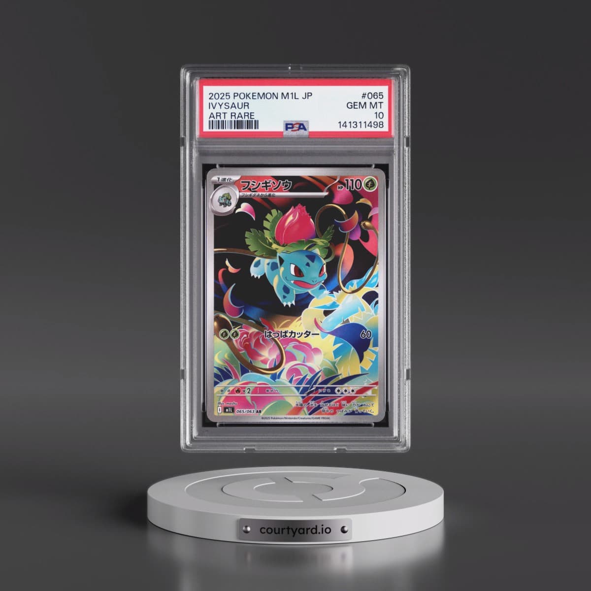 2025 Pokémon M1l-Mega Brave #065 Ivysaur - Art Rare (PSA 10 GEM MINT)