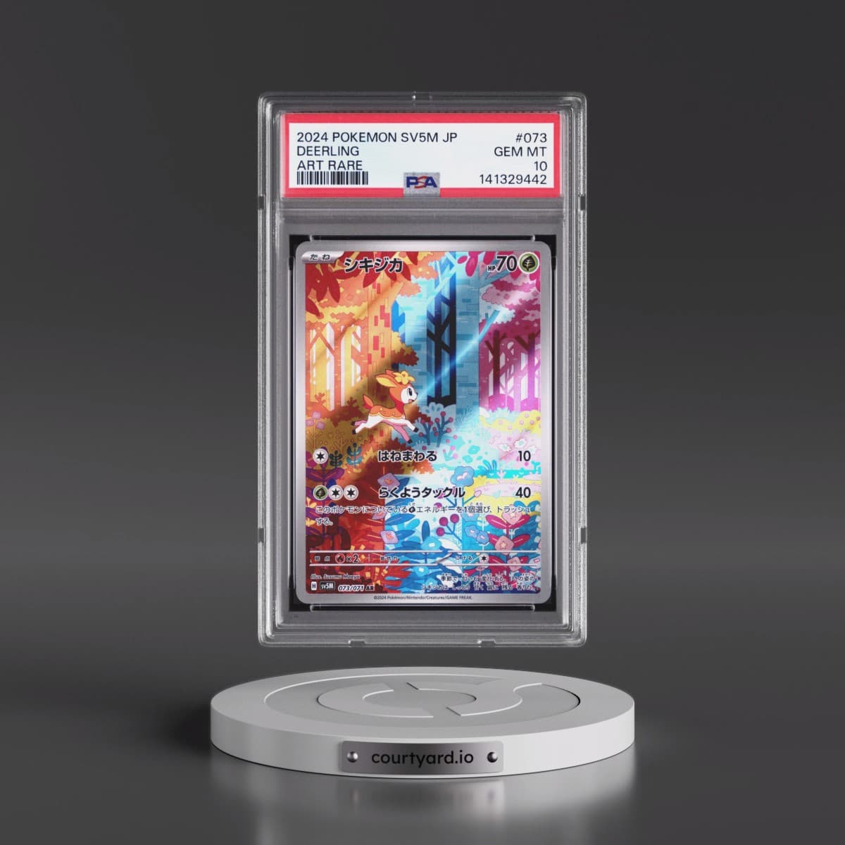 2024 Pokémon Sv5m-Cyber Judge #073 Deerling - Art Rare (PSA 10 GEM MINT)