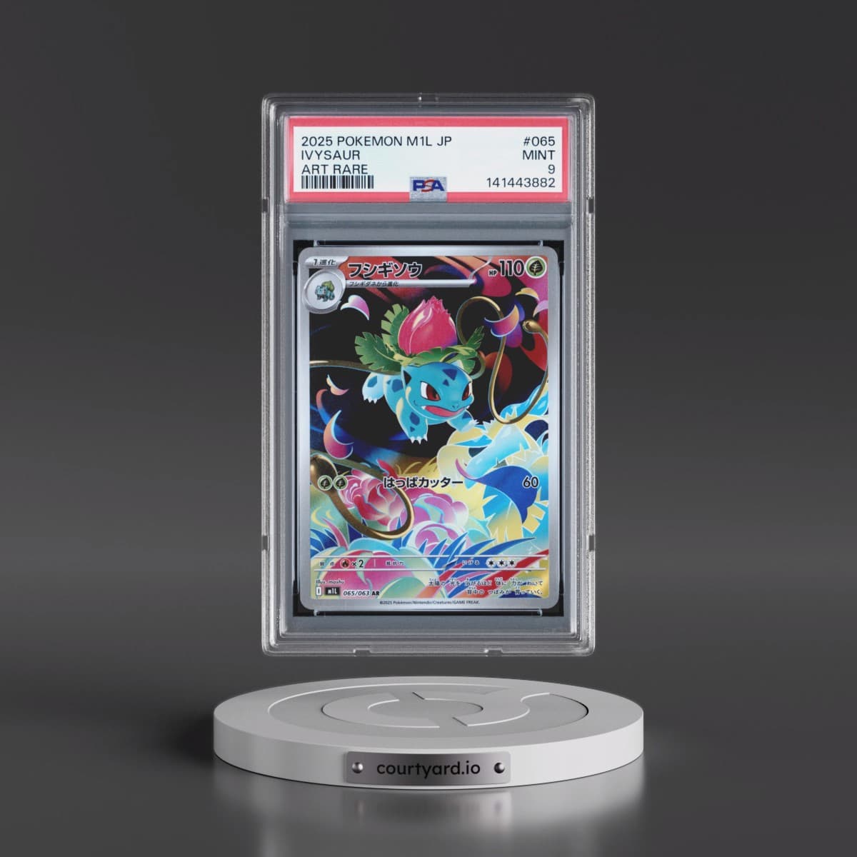 2025 Pokémon M1l-Mega Brave #065 Ivysaur - Art Rare (PSA 9 MINT)