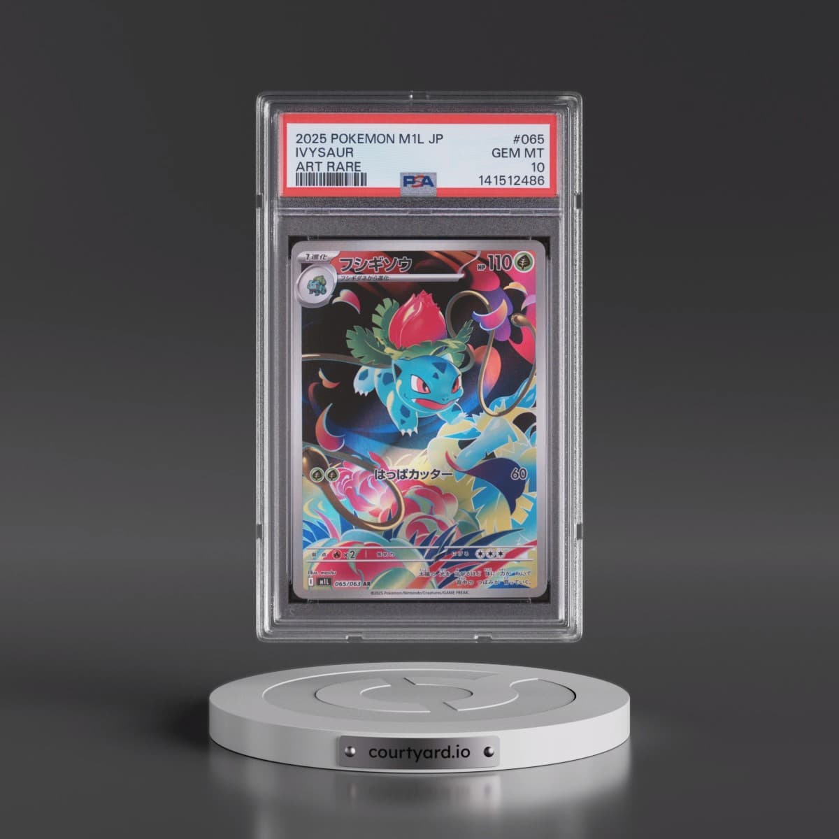 2025 Pokémon M1l-Mega Brave #065 Ivysaur - Art Rare (PSA 10 GEM MINT)
