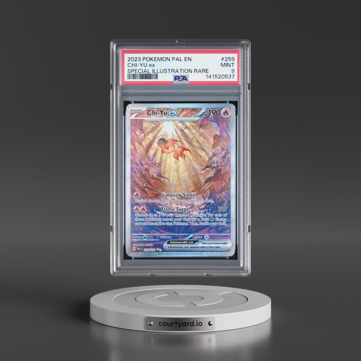 2023 Pokémon Pal EN-Paldea Evolved #259 Chi-YU EX - Holo Special Illustration Rare (PSA 9 MINT)