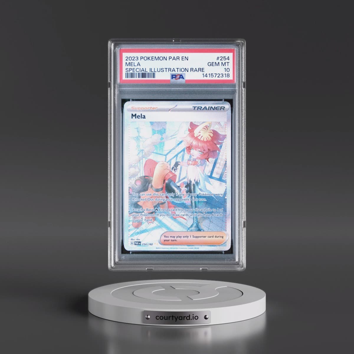2023 Pokémon Par EN-Paradox Rift #254 Mela - Special Illustration Rare (PSA 10 GEM MINT)