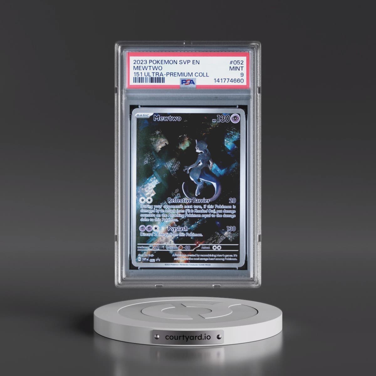 2023 Pokémon Svp EN-SV Black Star Promo #052 Mewtwo - 151 Ultra-Premium Collection (PSA 9 MINT)