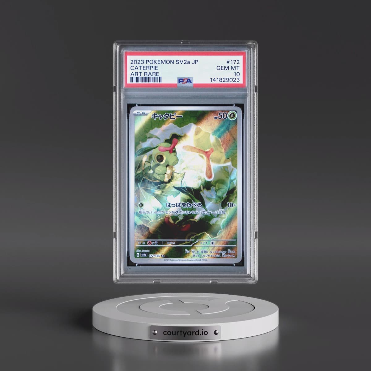 2023 Pokémon Sv2a-Pokémon 151 #172 Caterpie - Art Rare (PSA 10 GEM MINT)