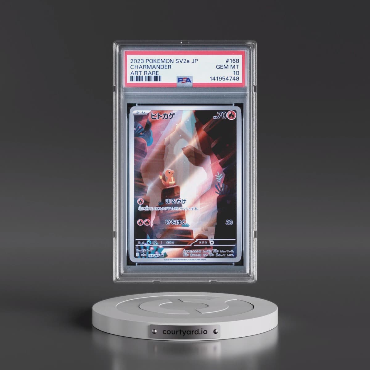 2023 Pokémon Sv2a-Pokémon 151 #168 Charmander - Art Rare (PSA 10 GEM MINT)