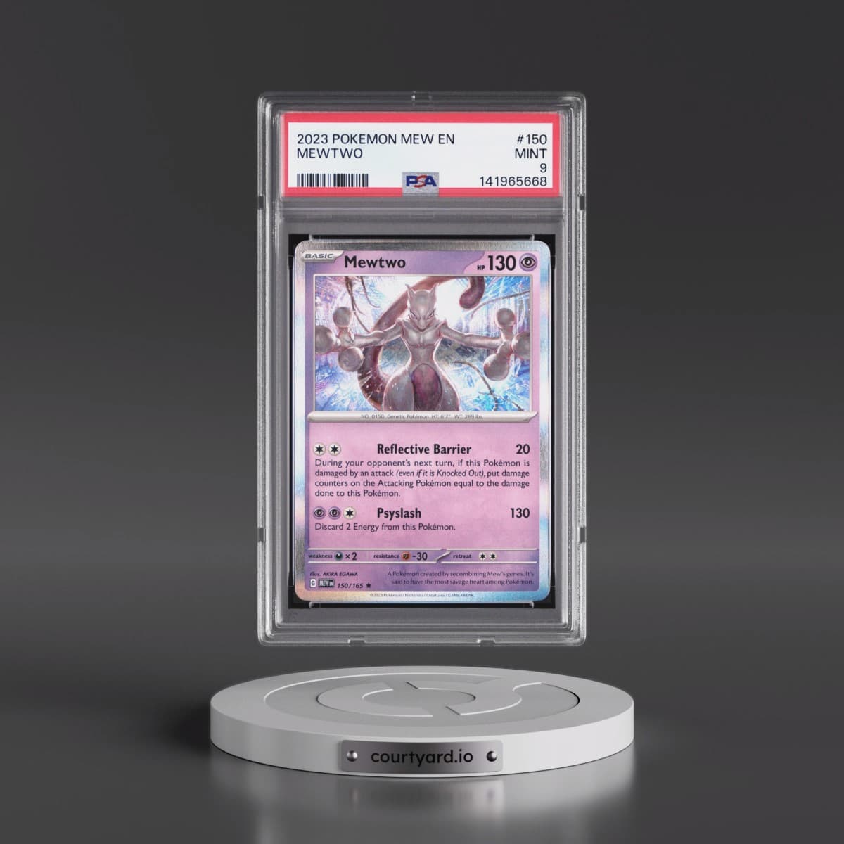 2023 Pokémon Mew EN-151 #150 Mewtwo (PSA 9 MINT)