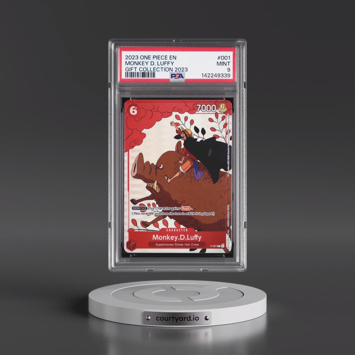 2023 One Piece Gift Collection 2023 #001 Monkey D. Luffy (PSA 9 MINT)