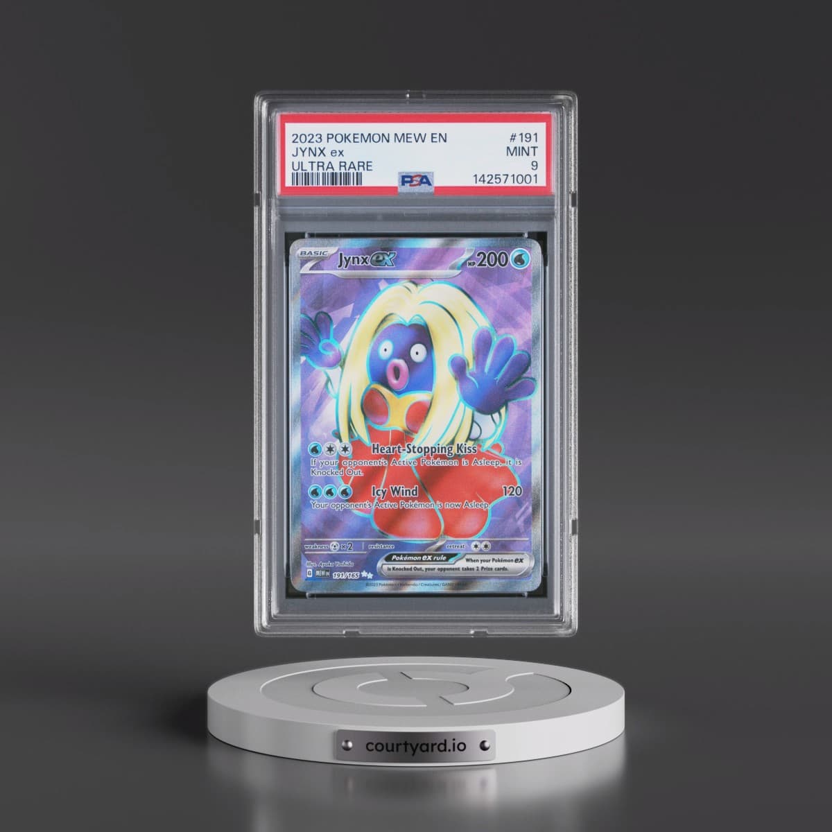2023 Pokémon Mew EN-151 #191 Jynx EX - Holo Ultra Rare (PSA 9 MINT)