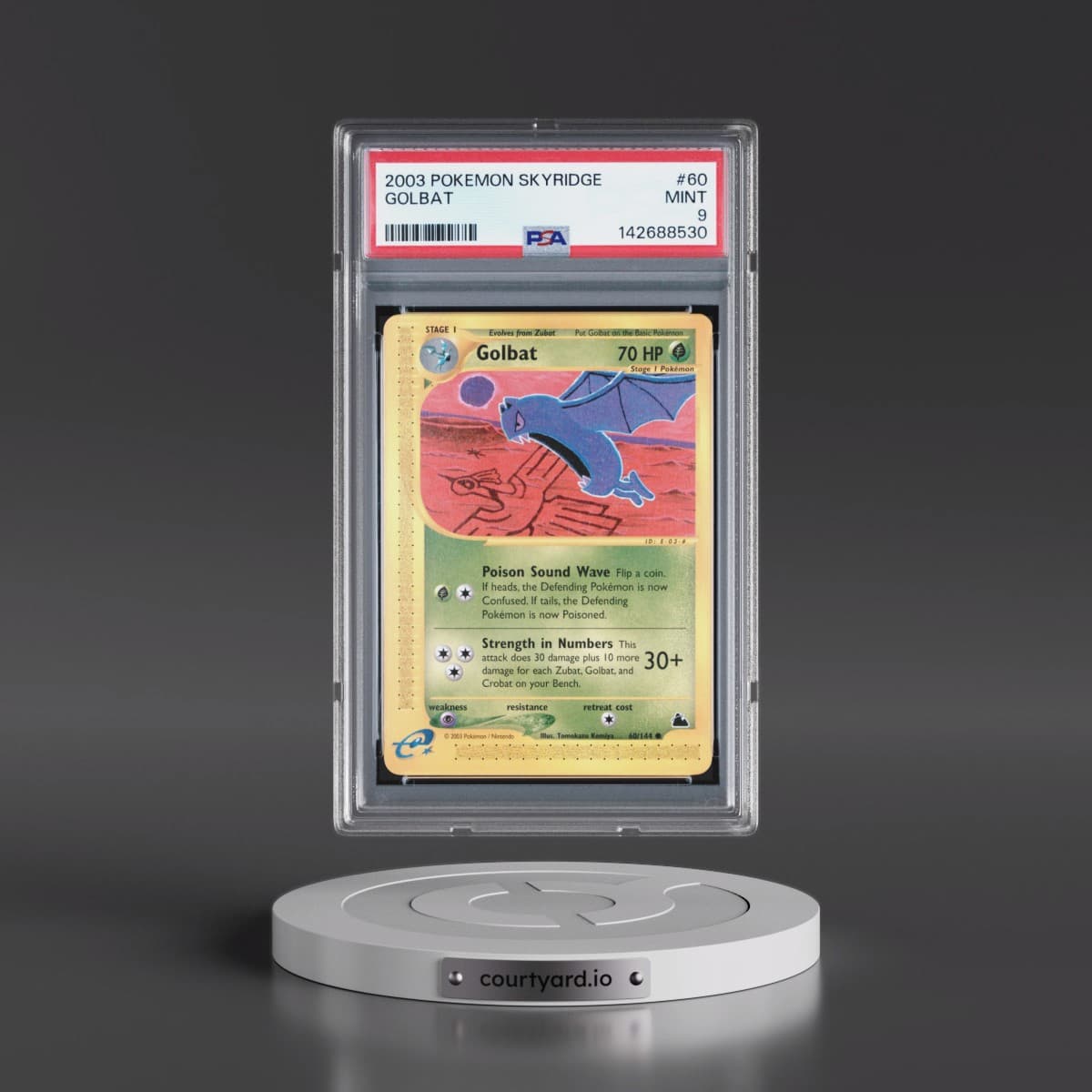 2003 Pokémon Skyridge #60 Golbat (PSA 9 MINT)
