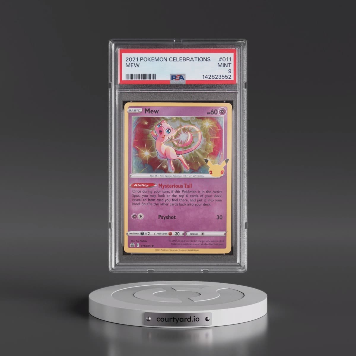 2021 Pokémon Celebrations #011 Mew (PSA 9 MINT)