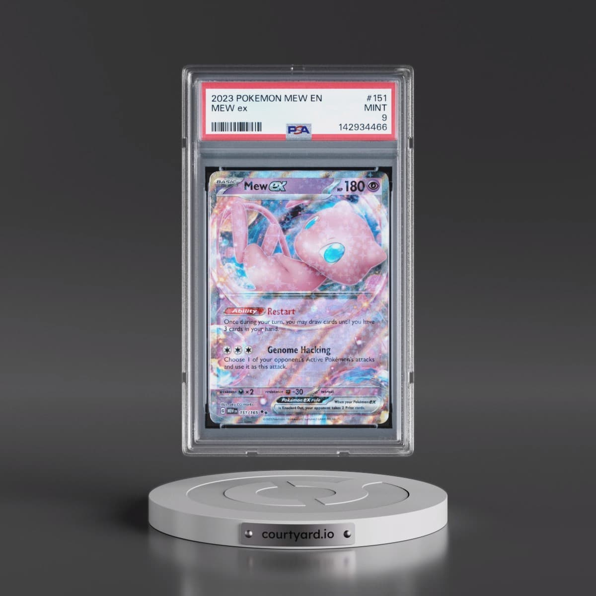 2023 Pokémon Mew EN-151 #151 Mew EX - Holo (PSA 9 MINT)
