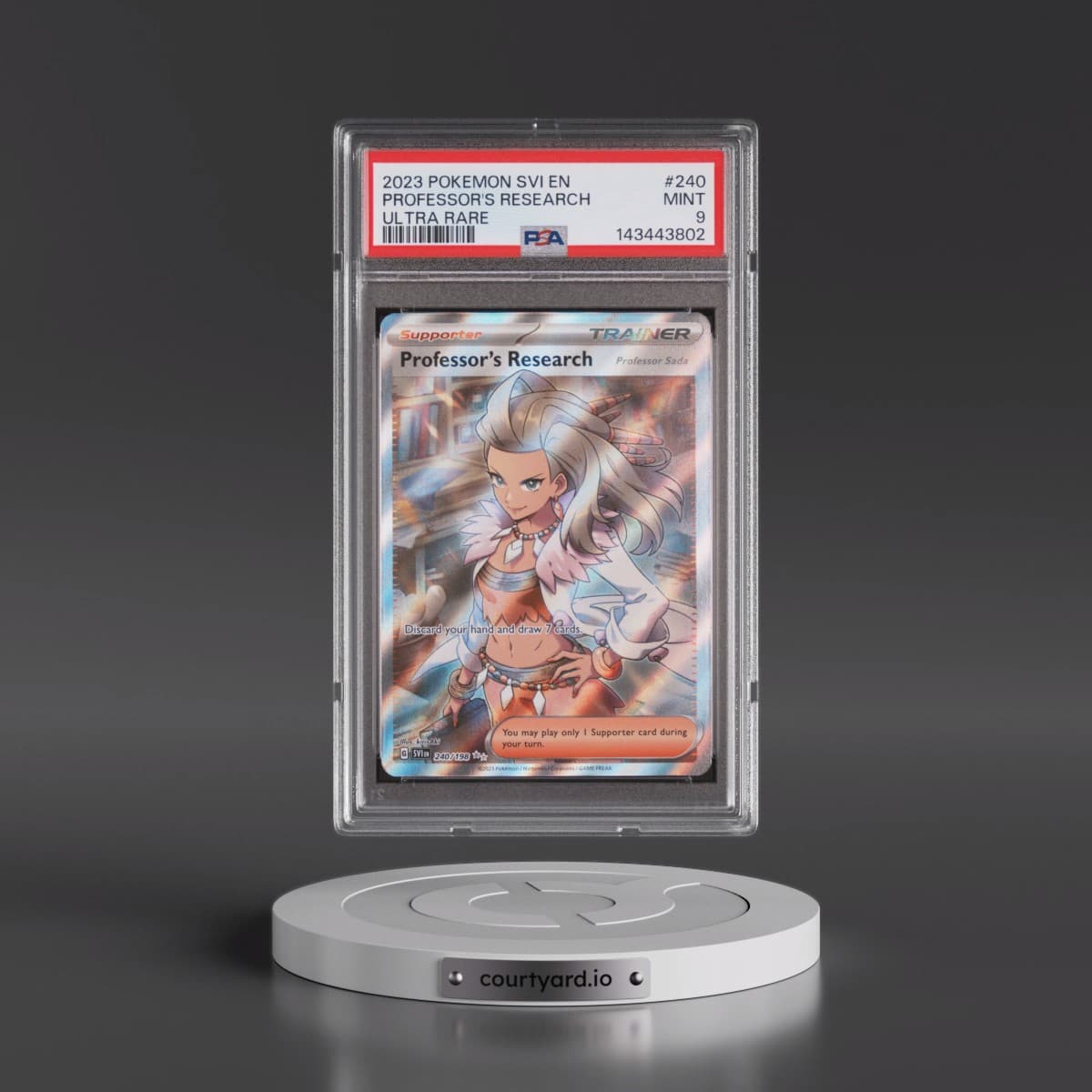 2023 Pokémon Svi EN-Scarlet & Violet #240 Professor's Research - Ultra Rare (PSA 9 MINT)
