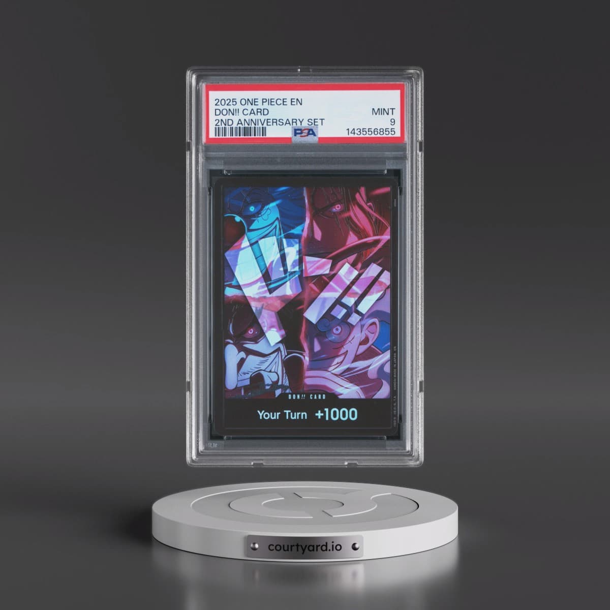2025 One Piece English Version 2nd Anniversary Set Don!! Card (PSA 9 MINT)