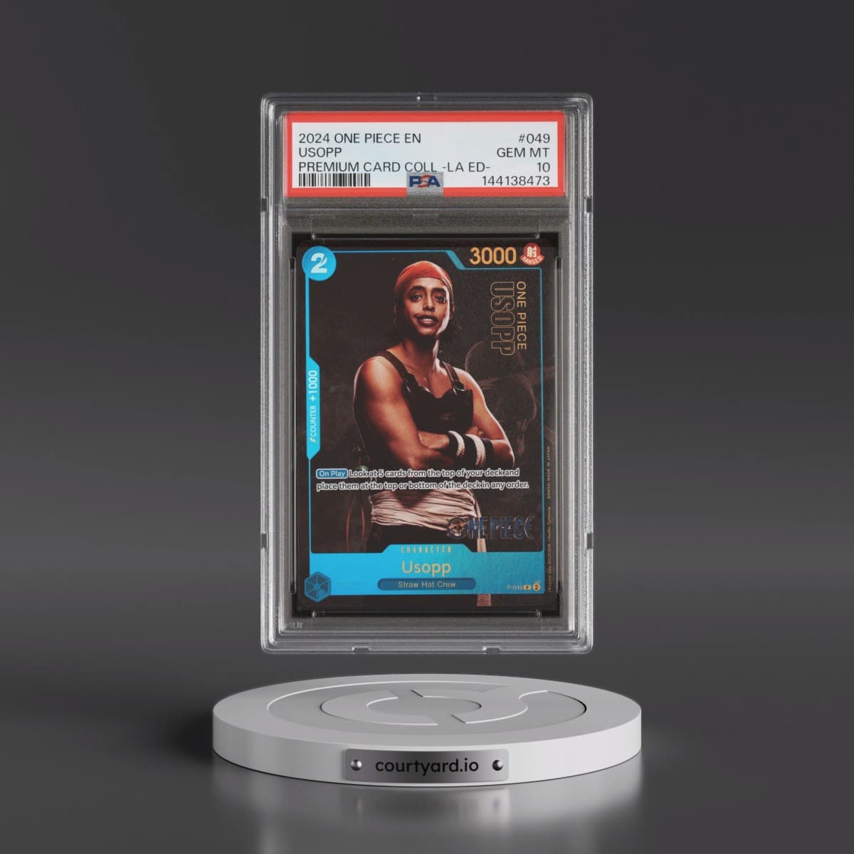 2024 One Piece Premium Card Collection -Live Action Edition #049 Usopp (PSA 10 GEM MINT)