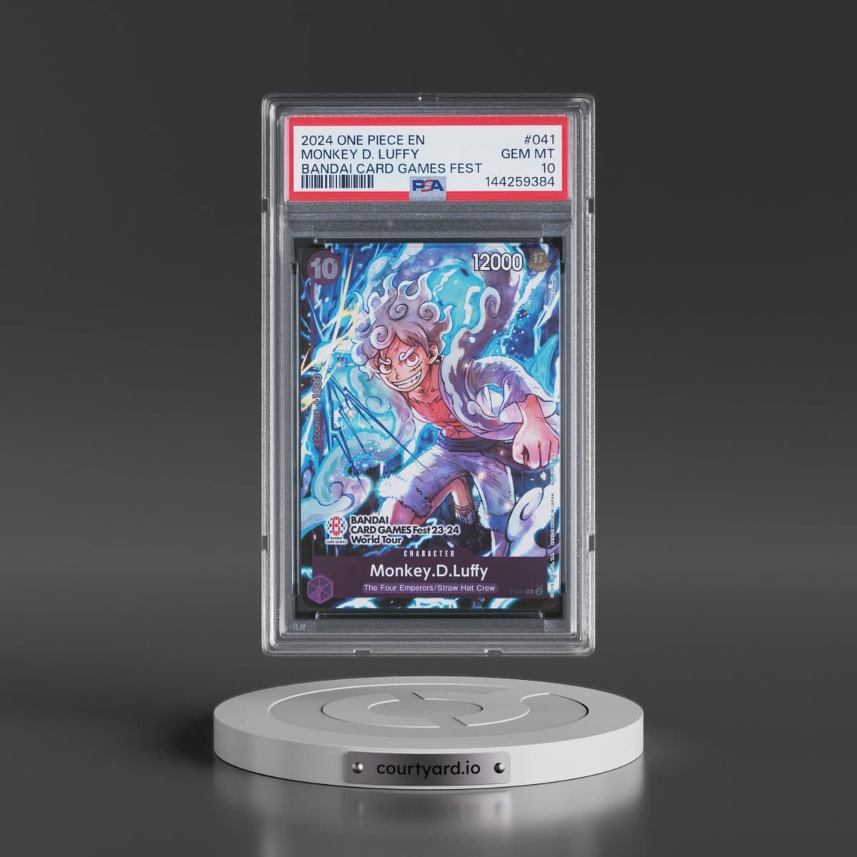 2024 One Piece Promos #041 Monkey D. Luffy - Bandai Card Game Fest (PSA 10 GEM MINT)