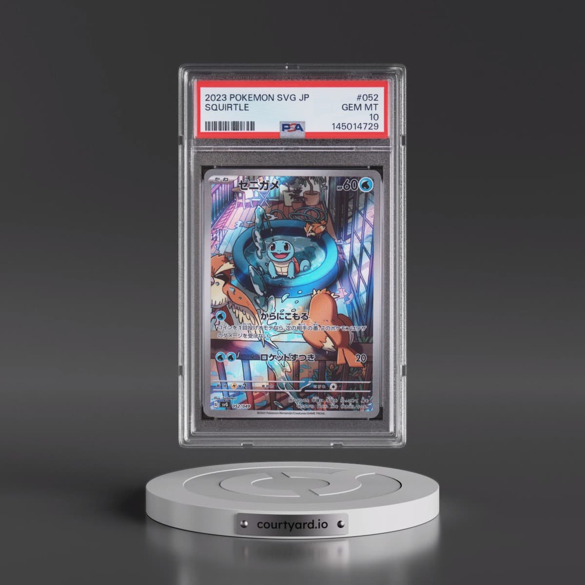 2023 Pokémon Svg-Venusaur & Charizard & Blastoise Special Deck Set EX #052 Squirtle (PSA 10 GEM MINT)