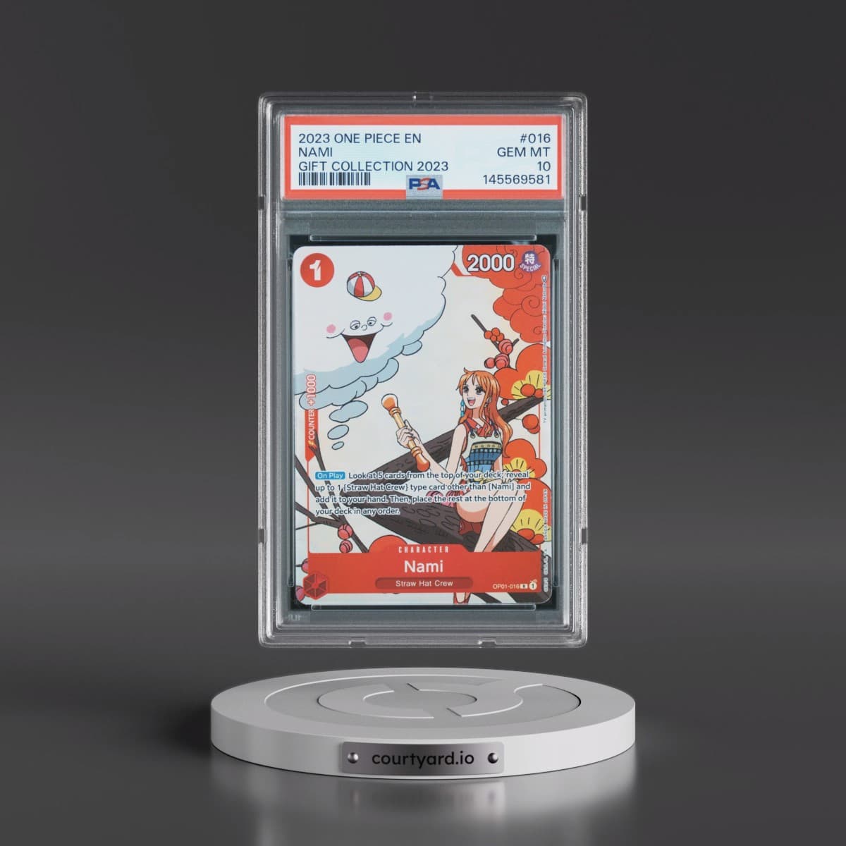 2023 One Piece Gift Collection 2023 #016 Nami (PSA 10 GEM MINT)