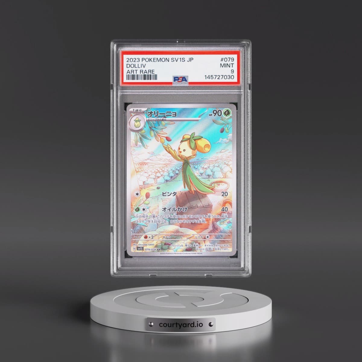 2023 Pokémon Sv1s-Scarlet EX #079 Dolliv - Art Rare (PSA 9 MINT)