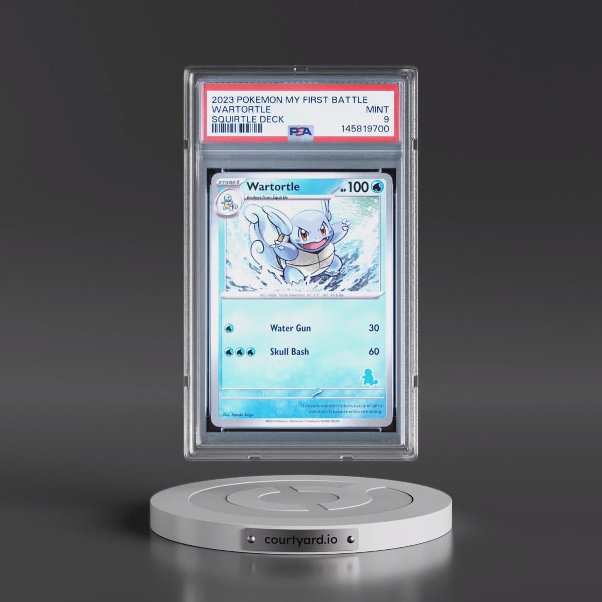 2023 Pokémon My First Battle-Squirtle Deck Wartortle (PSA 9 MINT)