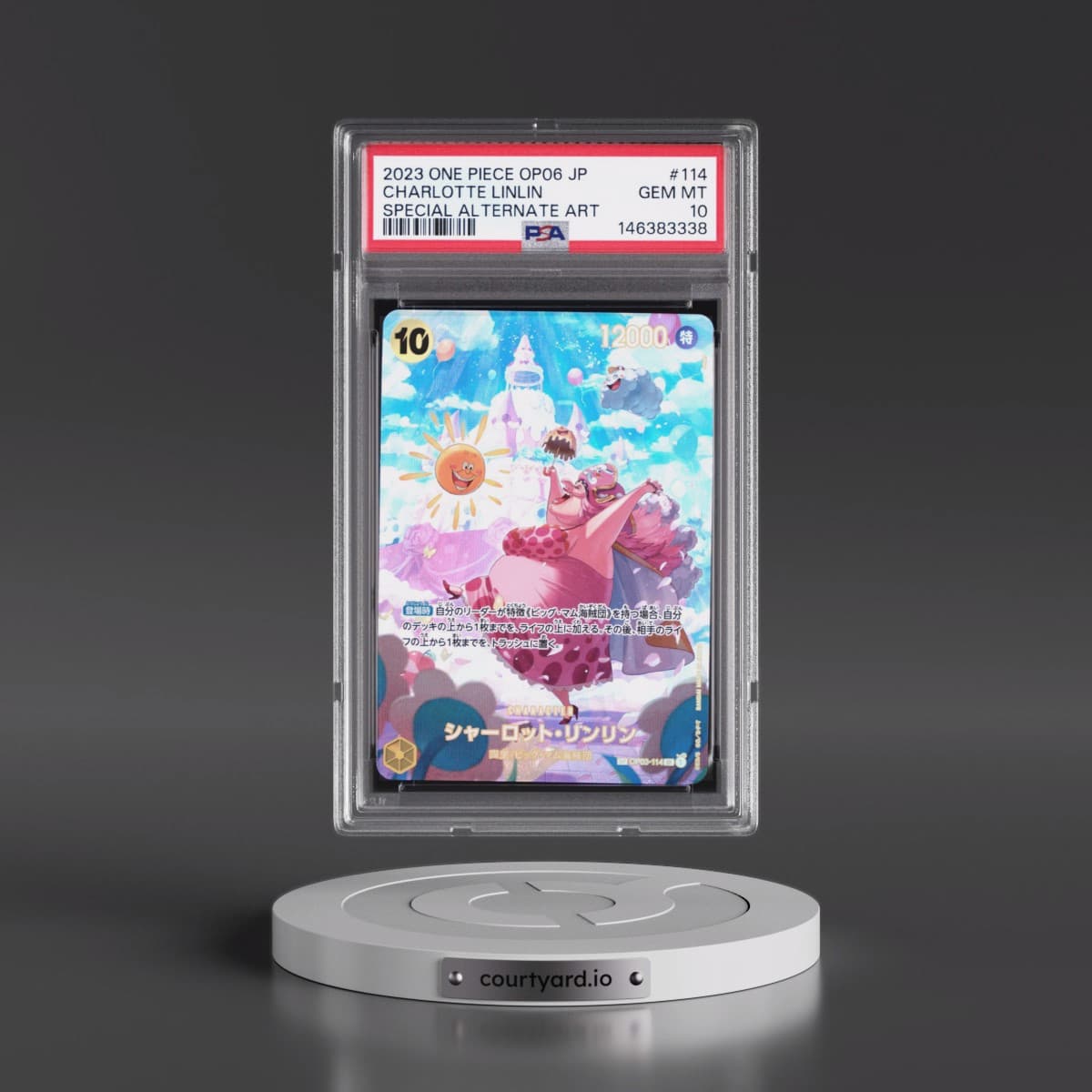 2023 One Piece Japanese OP06-Wings of the Captain #114 Charlotte Linlin - Special Alternate Art (PSA 10 GEM MINT)